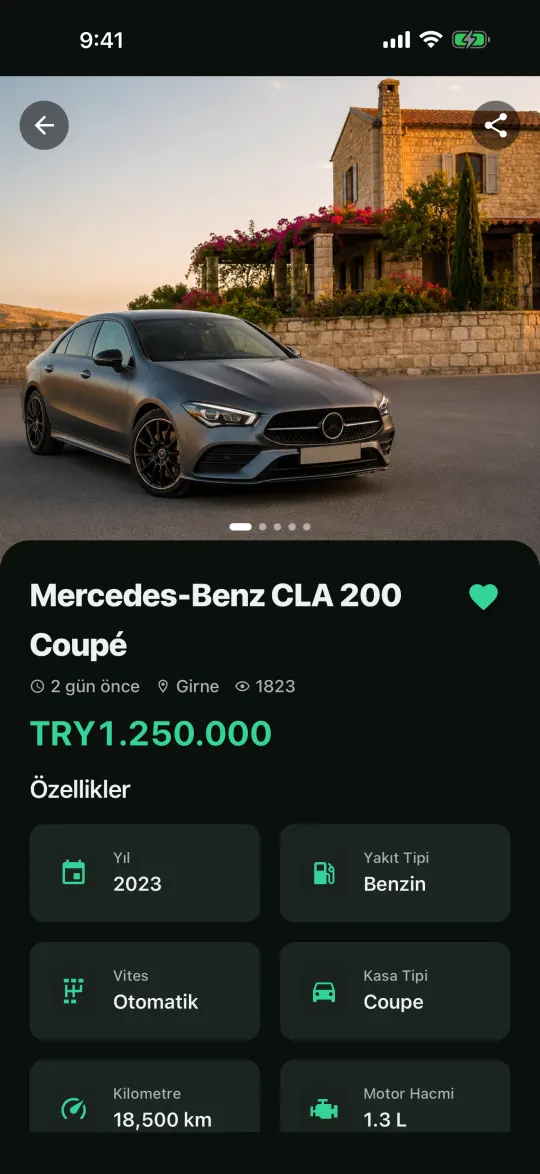 KKTCar Mobil Uygulama Ekranı